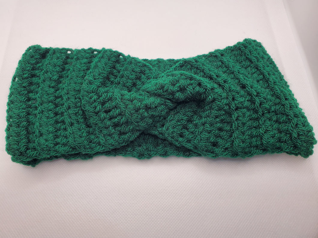 Dark Green Ear Warmer