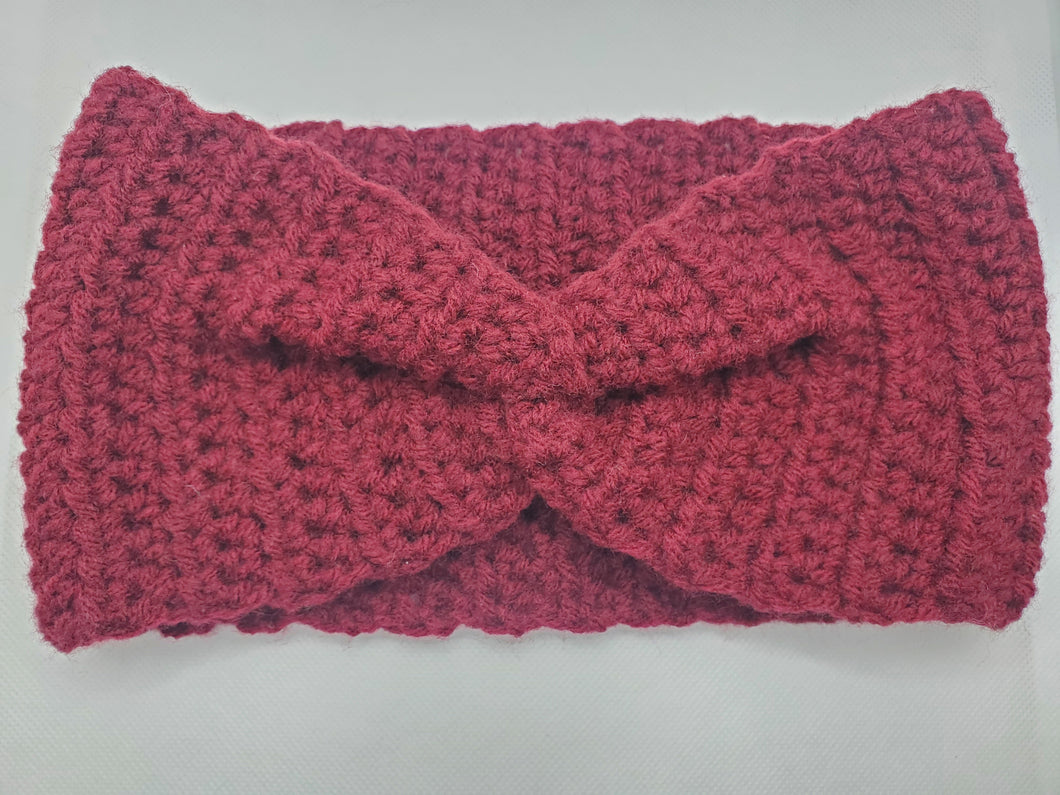 Burgundy Ear Warmer